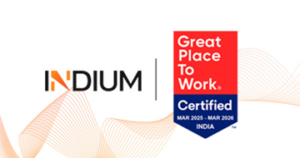 Indium is certified as a Great Place to Work